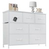 RISOKEYS Dresser for Bedroom with Fabric Drawers,TV Stand,Storage Cabinet,with Metal Frame and Wooden Top for Clothing, Closet,Guest Room, - 4 of 4