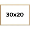 PosterPalooza | Classic Modern Gold Picture Frame - UV Acrylic, Backing Board, Hanging Hardware Included - 2 of 4