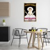 Stupell Industries Vermouth Vintage Lady Advertisement Black Framed Floater Canvas Wall Art - 2 of 4