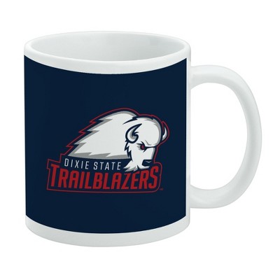 Dixie State Primary Logo Ceramic Coffee Mug Novelty Gift Mugs for Coffee Tea and Hot Drinks 11oz White