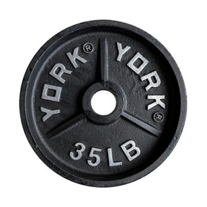 York Barbell Deep Dish Olympic Weight Plate - 1 of 1