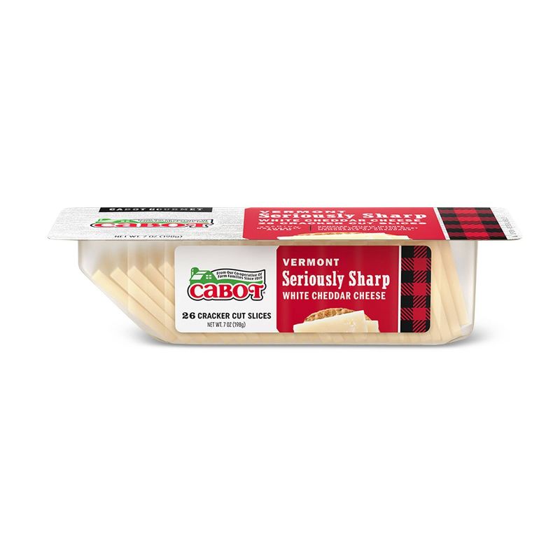 Cabot Creamery Seriously Sharp Cheddar Cheese Cracker Cuts - 7oz, 2 of 3