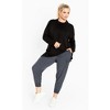 Avenue Women's Plus Size Addison Cowl Neck Tunic - 3 of 4