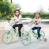Costway 18'' Kids Bike Toddler Bicycle with Training Wheel Kickstand for 4-8 Years Old Purple/Pink/Turquoise/Blue/Beige/Green - 2 of 4