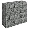 vidaXL Gabion Raised Bed Galvanized Steel 35.4"x11.8"x35.4" - 3 of 4