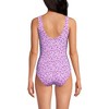 Lands' End Women's Chlorine Resistant High Leg Soft Cup Tugless Sporty One Piece Swimsuit - 2 of 4