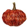 Northlight Autumn Harvest Woven Pumpkin Decoration - 8.5" - Orange - 3 of 4