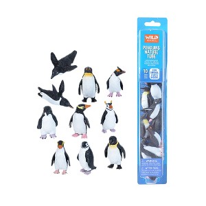 Wild Republic Nature Tube Penguin Figurines, 10 Pieces - 1 of 1