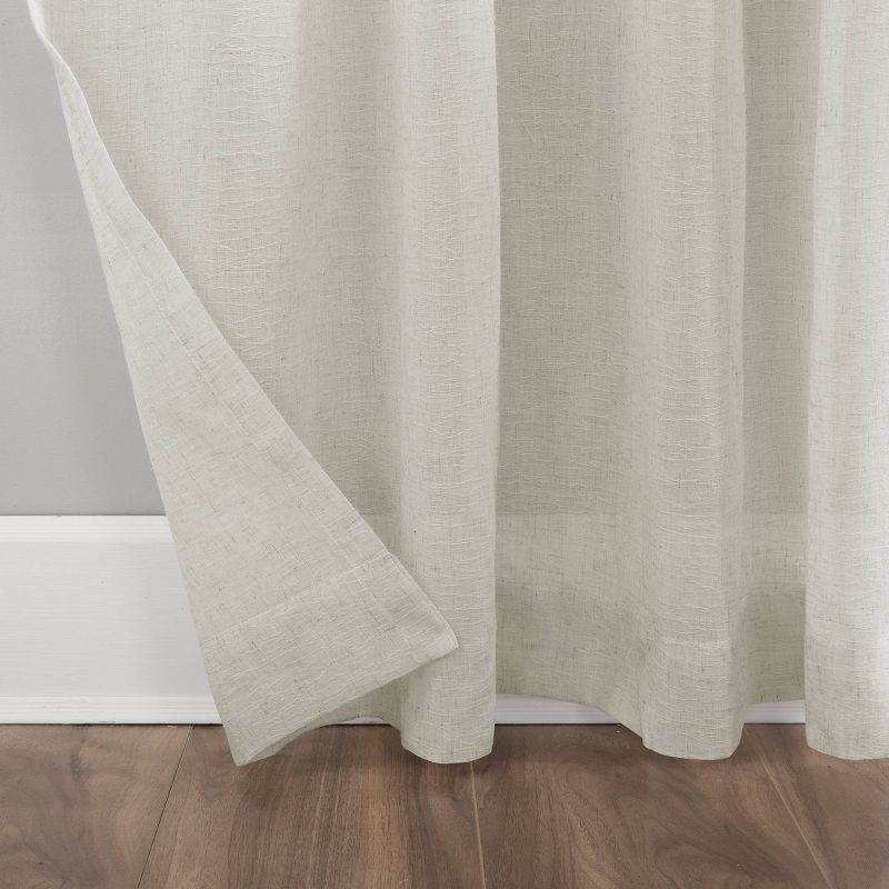 Crushed Texture Sheer Anti-Dust Curtain Panel - Clean Window , 6 of 13
