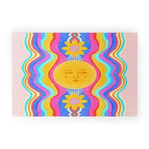 Sewzinski Solar Power Looped Vinyl Welcome Mat - Society6 - 1 of 2
