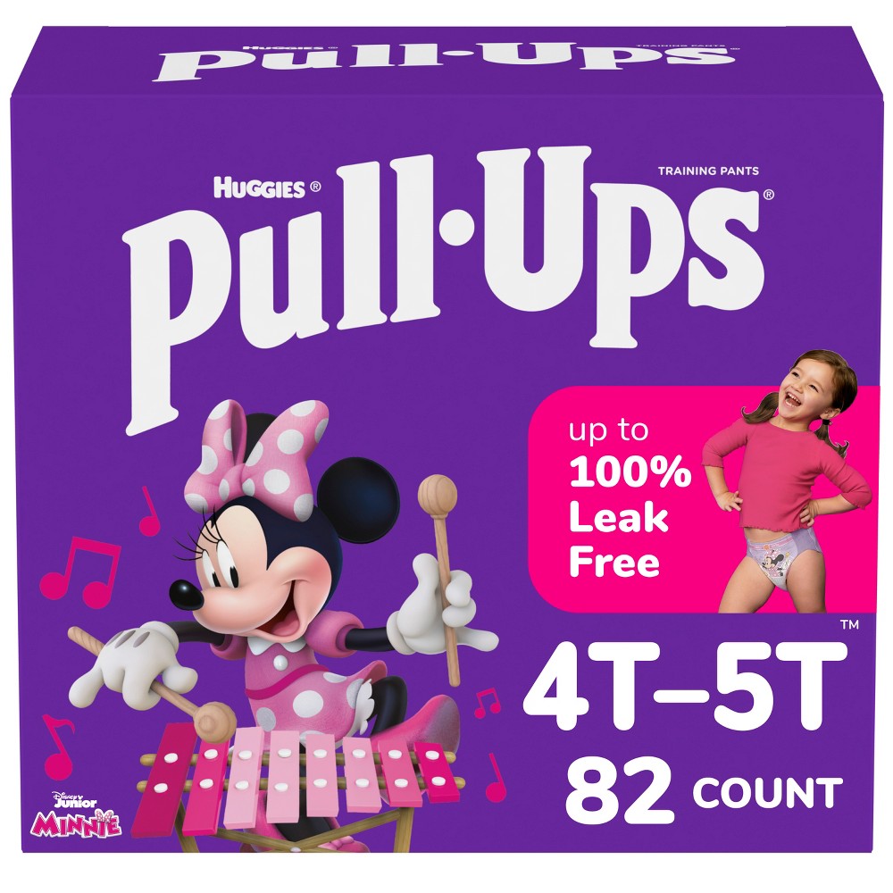 Pull-Ups Girls' Learning Designs Training Pants Econ+ Pack - Size 4T-5T - 82ct