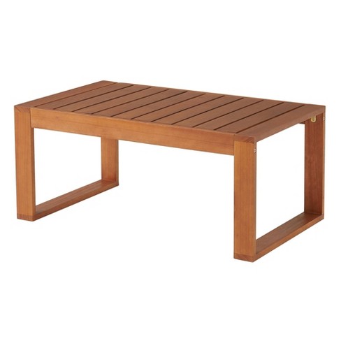 Eucalyptus wood 2024 coffee table