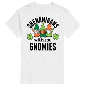 Men's - Instant Message - Shenanigans With My Gnomies Short Sleeve Graphic T-Shirt - 1 of 4