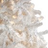 10ft. White Artificial Christmas Tree with 2200 Branches and 800 LED Lights – Towering Elegant Holiday X-Mas Tree - 4 of 4