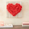 Juvale 100 Pack Red Artificial Flowers, Bulk Stemless Fake Foam Roses for Wedding, Decorations, Bouquets, 3 in - 2 of 4