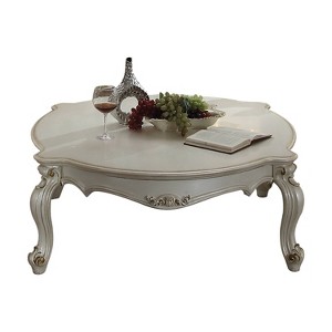 54" Picardy Coffee Table Antique Pearl - Acme Furniture - 1 of 4