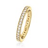 Ross-Simons 0.50 ct. t.w. Lab-Grown Diamond Eternity Band in 18kt Gold Over Sterling - 3 of 4