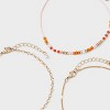 Beachside Starfish Anklet Set 3pc - Wild Fable™ Gold - 3 of 3