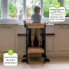 Little Partners EZ Fold ‘N Grow Learning Tower - Charcoal & Natural - 3 of 4
