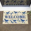 Evergreen Welcome Birds Indoor Outdoor Natural Coir Doormat Home Decor - 2 of 3