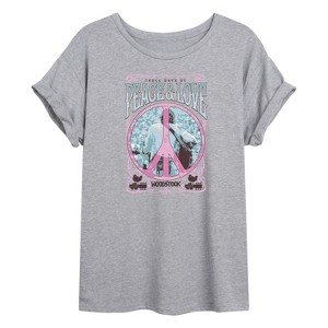 Women's - Woodstock - Three Days Oversized Graphic T-Shirt - 1 of 4