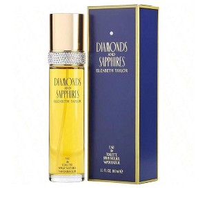 Diamonds & Sapphires By Elizabeth Taylor Women A Fresh Cut Floral Bouquet Of Lily Of The Valley A Later Hint Of Musky Sandalwood. Edt Spray 3.3 Oz - 1 of 1