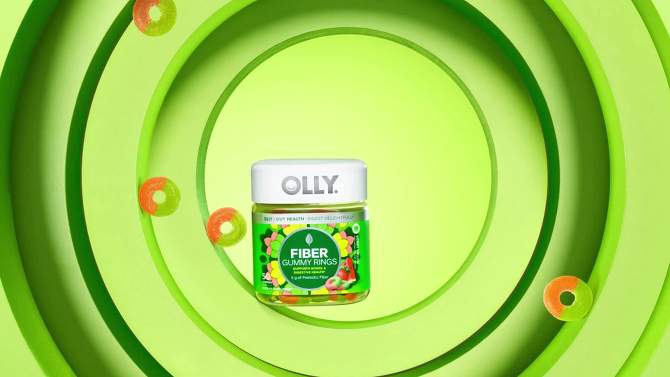 OLLY Fiber Digestive Gummy Rings - 50ct, 2 of 8, play video