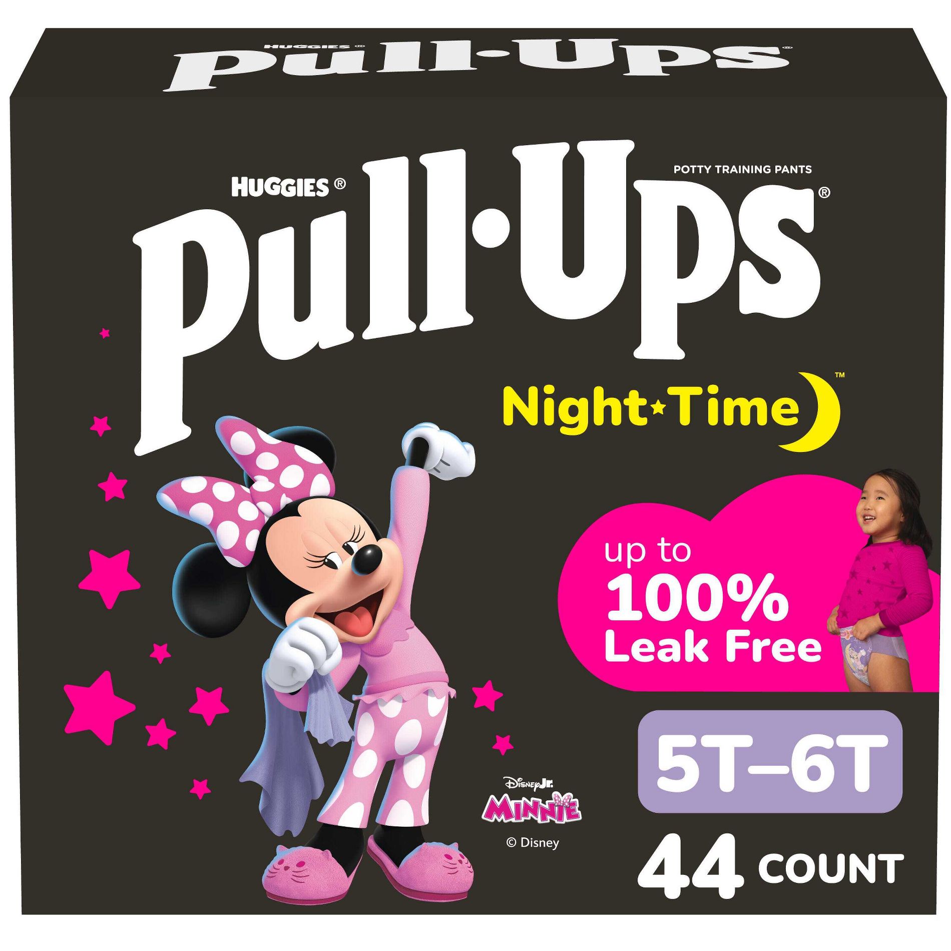 Pull-Ups Night-Time Super Pack -5T-6T - Girl - 44ct