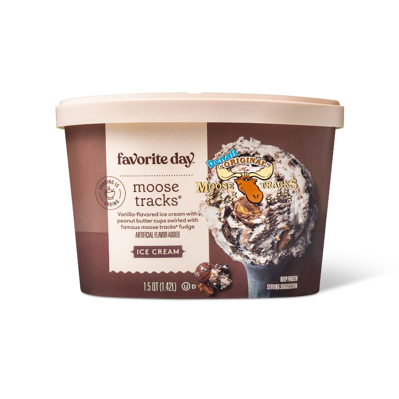 Moose Tracks Ice Cream - 1.5qt - Favorite Day&#8482;, 1 of 8
