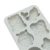 Unique Bargains Candy Moulds 6-Cavity Owl Dolphin Seashell Candy Mould Hand Wash 6.38"x4.37"x0.98" 1 Pc - 4 of 4