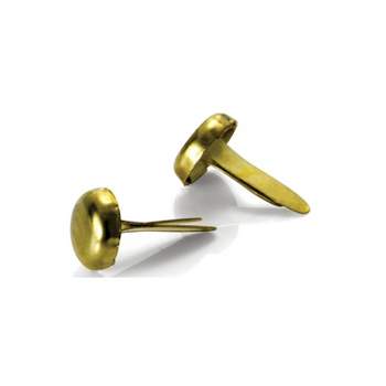 Officemate Roundhead Fastener 1-1/2 Shank 7/16 Head Brass Plated 99816 :  Target
