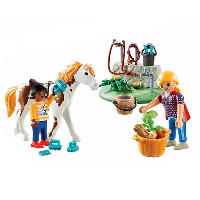 playmobil horse grooming carry case
