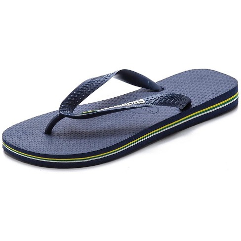 Havaianas Women's Brazil Logo Flip Flop Sandals - Navy Blue, 7-8 : Target