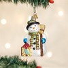Old World Christmas Glass Blown Ornament, Gleeful Snowman - 2 of 3