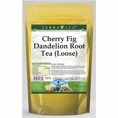 TerraVita Cherry Fig Dandelion Root Tea (Loose) (4 oz, ZIN: 560264, 2-Pack)