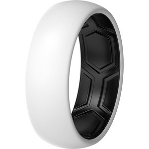 Silicone Wedding Rings for Men & Women - Comfort-Fit Bands in 4mm & 8mm Widths - 1 of 4