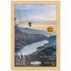 PosterPalooza | Photo Size Minimalist Yellow Picture Frame - UV Acrylic, Foam Board Backing, Hanging Hardware - 3 of 4