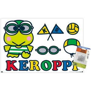 Trends International Hello Kitty and Friends: 21 Sports - Keroppi Water Polo Unframed Wall Poster Prints - 1 of 4