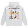 Ladies Mickey Mouse Fashion Hoodie - Disney Mickey and Minnie Mouse Classic Zip Up Hoodie Sweatshirt (White, Large) - 2 of 4