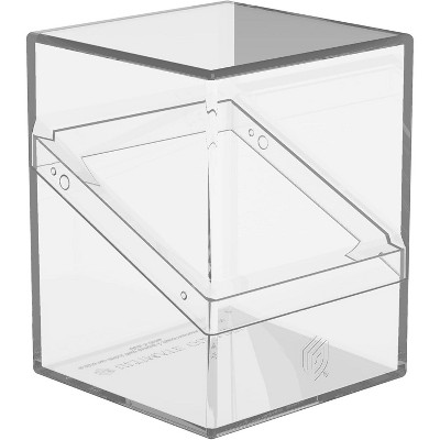 Ultimate Guard Boulder 100+ Clear, Deck Case for 100 Double-Sleeved TCG Cards, Transparent, Secure & Durable Storage for Trading Card Games,