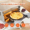 VEVOR Pizza Steel, 13.5" x 10" x 1/4" Pizza Steel Plate for Oven, Pre-Seasoned Carbon Steel Pizza Baking Stone with 20X Higher Conductivity - 3 of 4