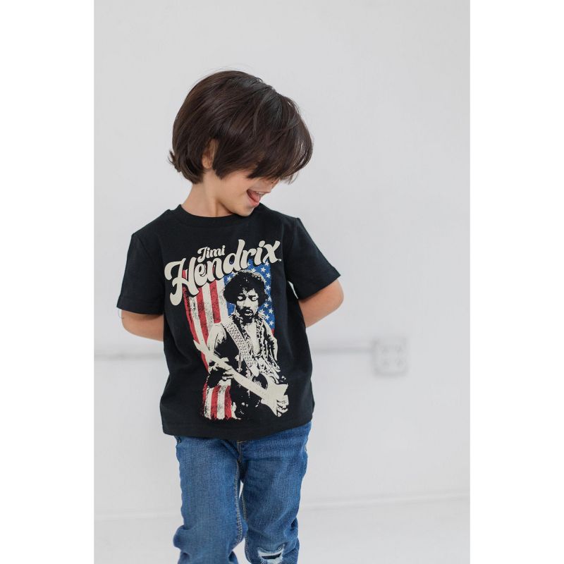 Jimi Hendrix 3 Pack Graphic T-Shirts Toddler, 2 of 10