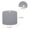 Unique Bargains Heat Resistant Non-slip Flexible Durable Trivet 4 Pcs - 2 of 4