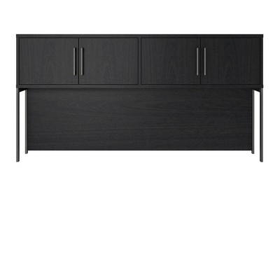 Parkside Hutch Black Oak - Room & Joy