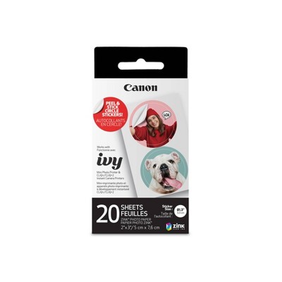 Canon ZINK Pre-Cut Circle Sticker Paper Pack (20 Sheets)