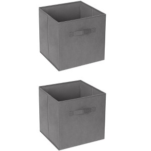 REGALWOVEN Collapsible Fabric Storage Bin with Handle for Organizing Clothes Books 2 Pcs - 1 of 4