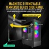 Scarlet Scope Tempered Glass Side Panel Pc Case - 3 of 4