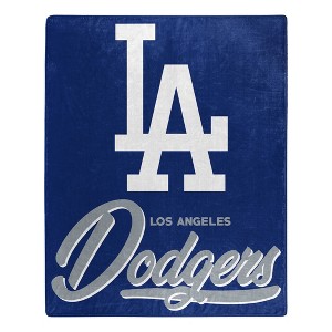 MLB Los Angeles Dodgers 50 x 60 Raschel Throw Blanket - 1 of 3
