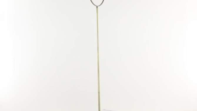 Metal Floor Lamp with Hanging Shade Gold - Olivia &#38; May, 2 of 9, play video