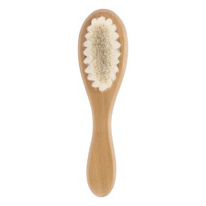 Unique Bargains 1 Pc Men's Comfortable Beard Brush Light Yellow - 1 of 3